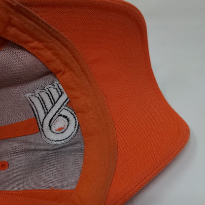 Reebok NHL Men's Strapback Hat Orange OSFA Embroidered Philadelphia Flyers Logo