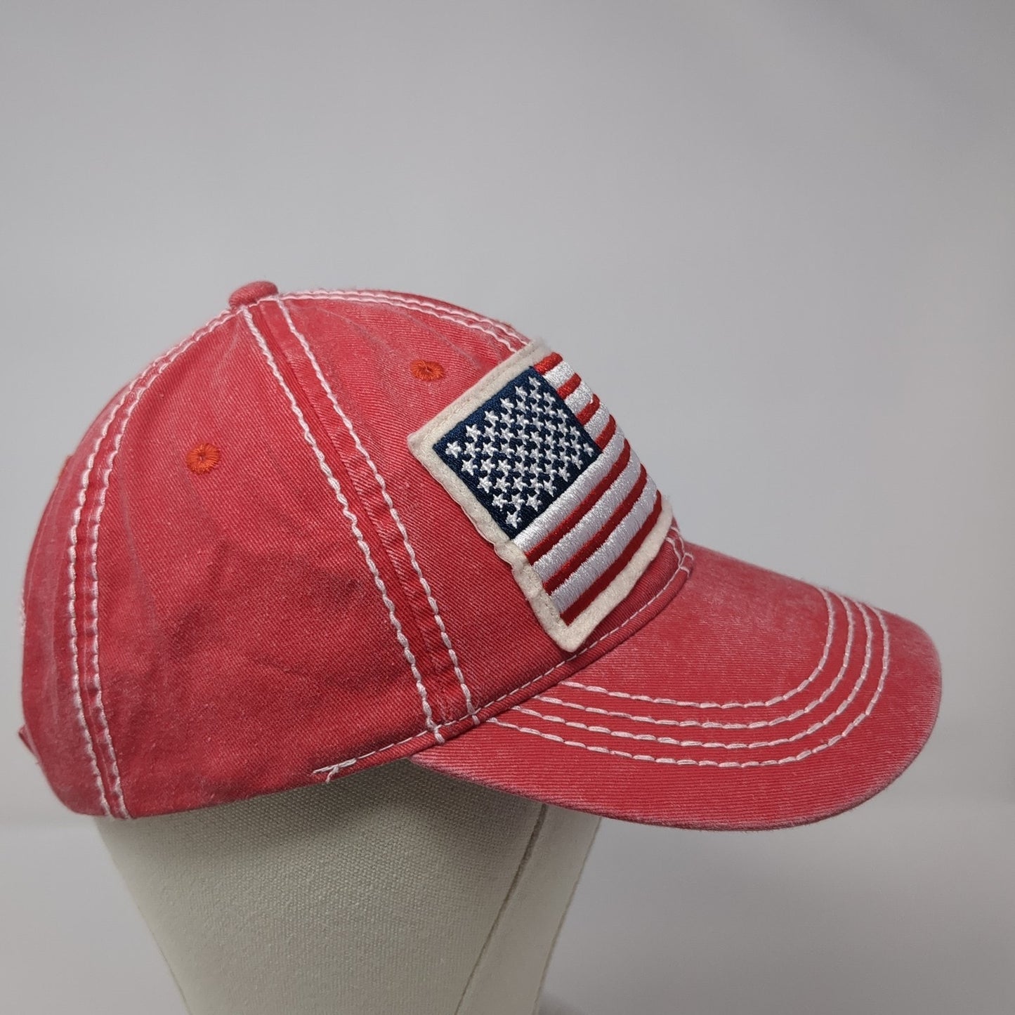 USA Flag All American Girl Baseball Cap Red OS Adjustable Patriotic Wild Wear