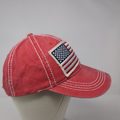 USA Flag All American Girl Baseball Cap Red OS Adjustable Patriotic Wild Wear