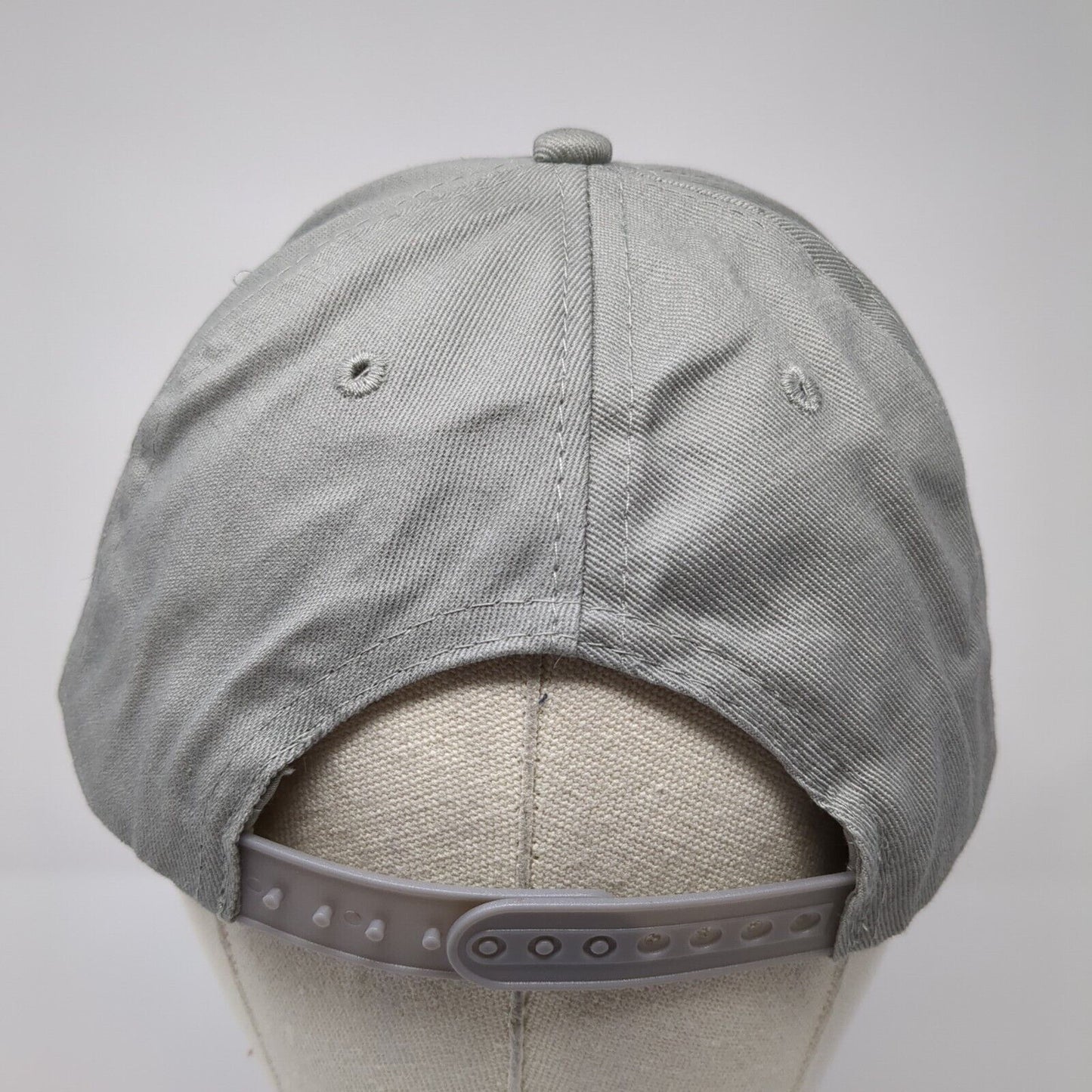 Madison Health Snapback Hat Gray One Size Adjustable Embroidered 6 Panel