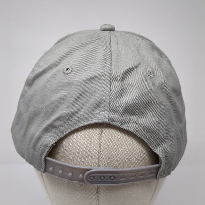 Madison Health Snapback Hat Gray One Size Adjustable Embroidered 6 Panel