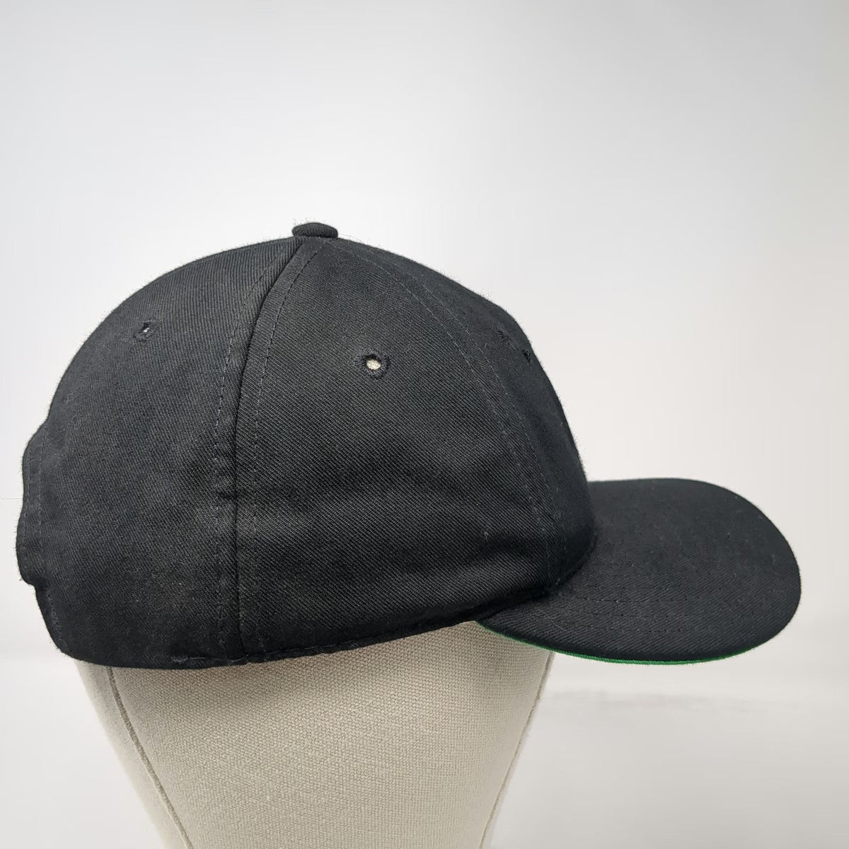 Legacy NCAA MIT Sloan Snapback Hat Black One Size Made in USA Green Underbill