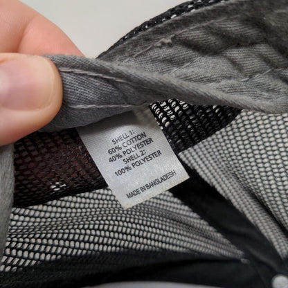 Rush Truck Centers Snapback Mesh Back Trucker Hat Gray One Size Embroidered