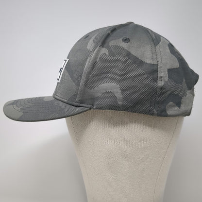 PSG Snapback Gray Camo One Size Hat Masonite Logo Textured Polyester Casual Cap