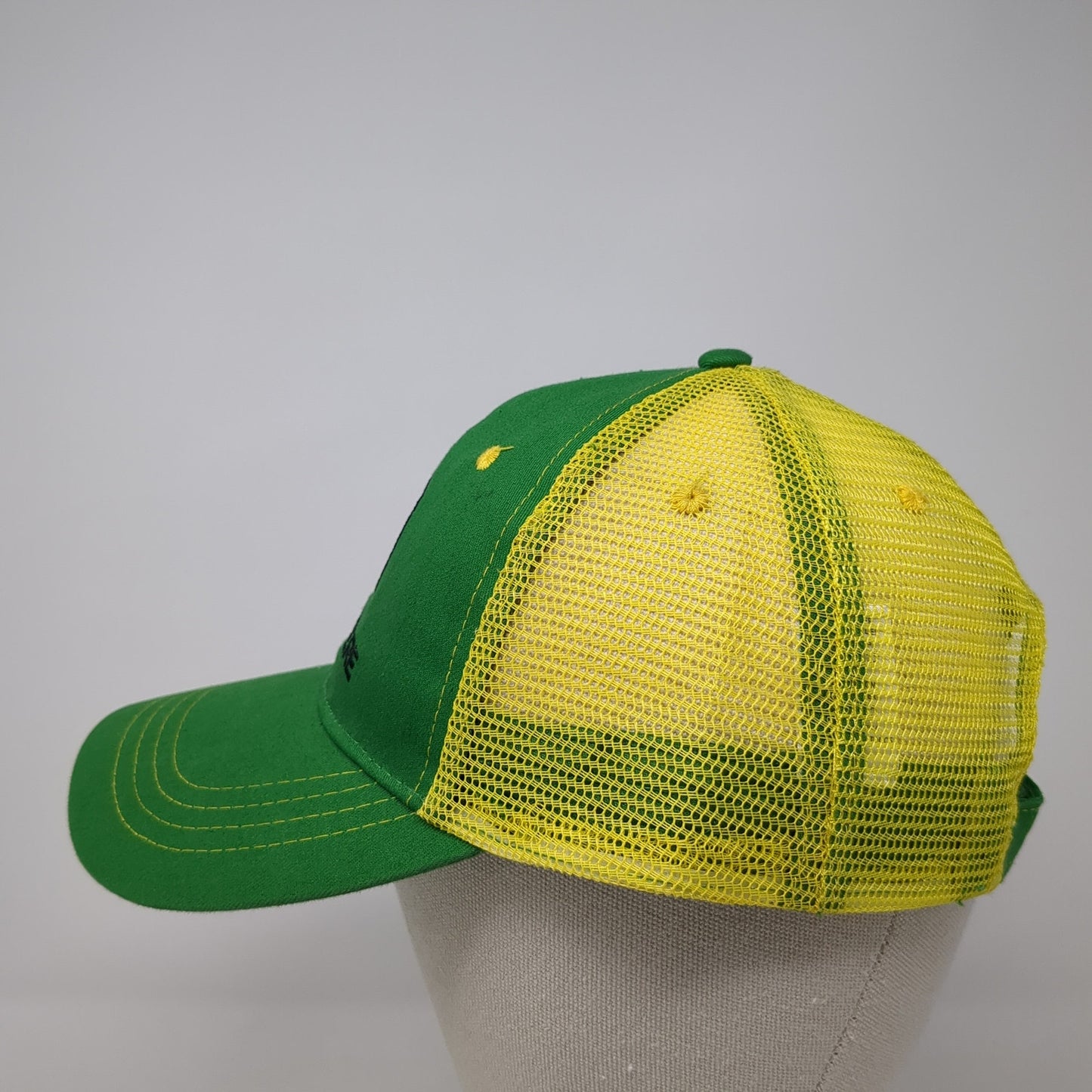 John Deere Logo Mesh Back Trucker Hat Multicolor One Size Adjustable