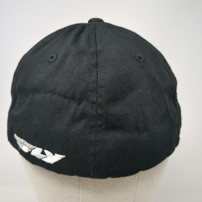 Fly Racing Baseball Cap Black XL Snowmobile Embroidered Flexfit Yupoong Hat