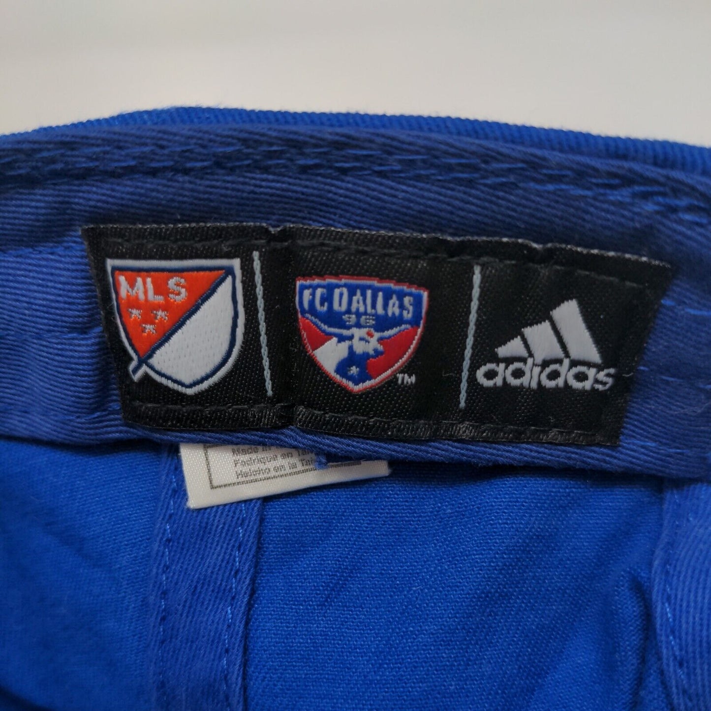 FC Dallas 96 Adidas Slideback Hat Blue OSFA MLS Soccer League Embroidered Logo