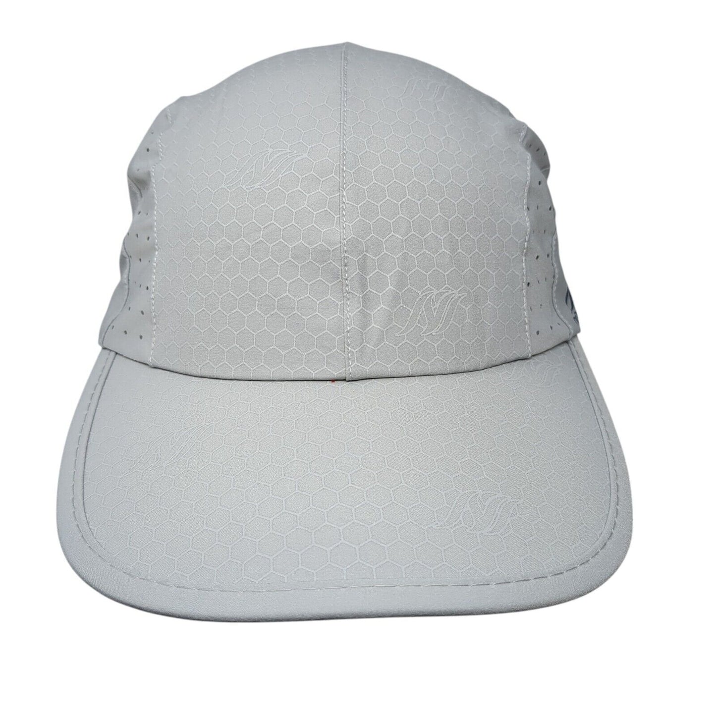 Narason Slideback Hat Gray One Size Adjustable Breathable Lightweight Polyester