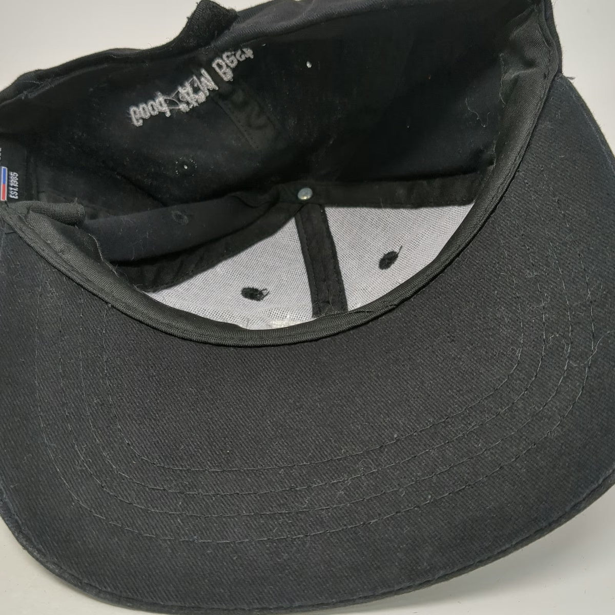 Cap America Baseball Cap Black One Size Farm Bureau Insurance Strapback Hat