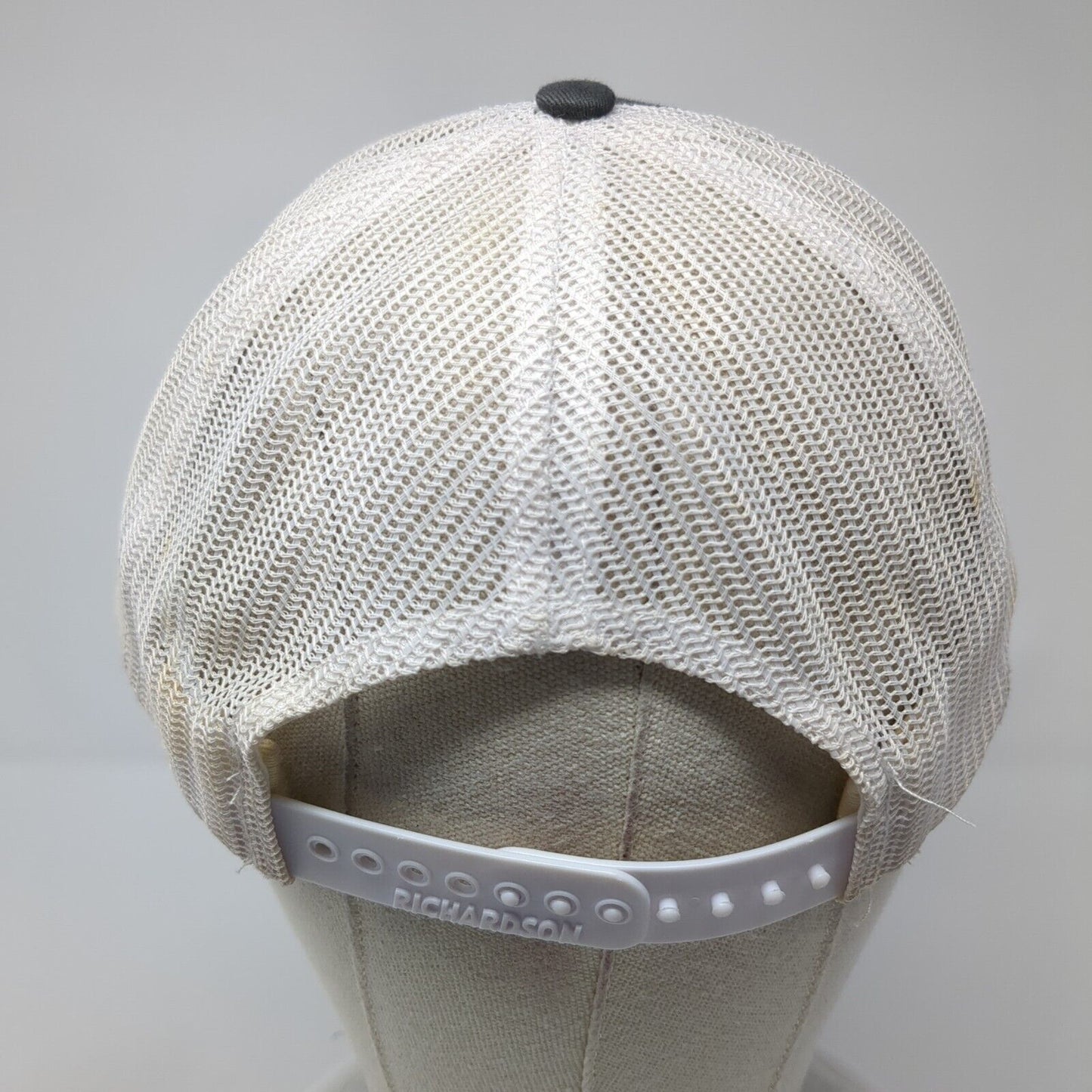 AGCMO Snapback Mesh Back Trucker Hat Gray One Size Richardson 6 Panel