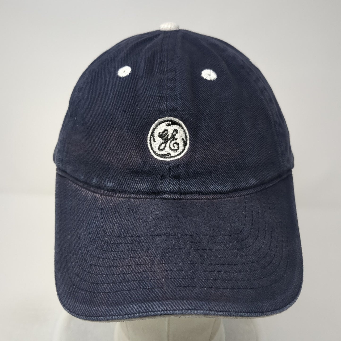GE Supply Baseball Cap Blue One Size Adjustable Embroidered 6 Panel Otto