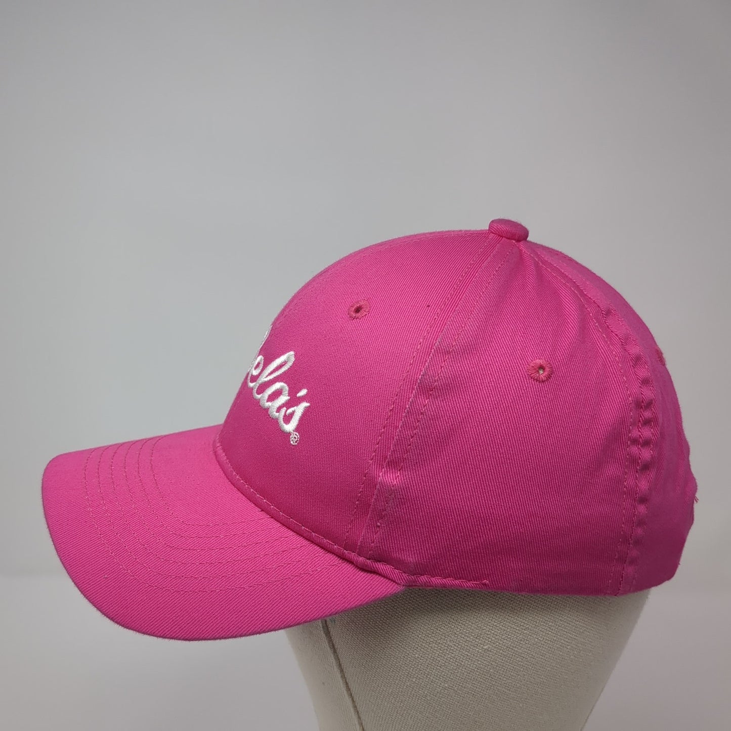 Cabela's Snapback Hat Pink One Size Embroidered Adjustable Bass Pro Shops