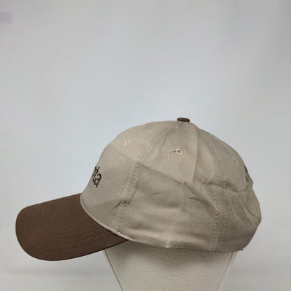 Kubota R&M Tractor Strapback Hat Tan One Size Colorblock K-Products