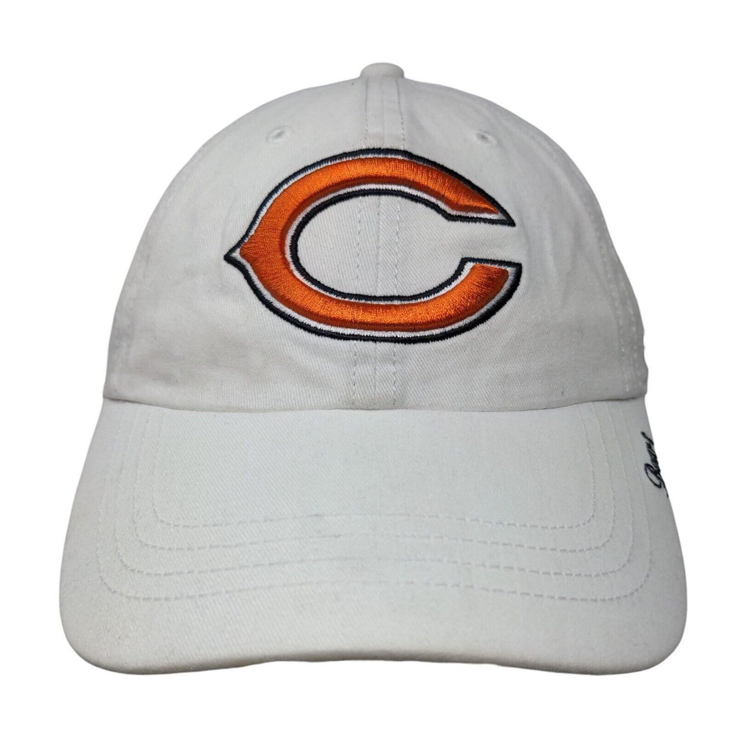 '47 Brand Men's Slideback Hat White OSFA Embroidered Chicago Bears NFL Logo