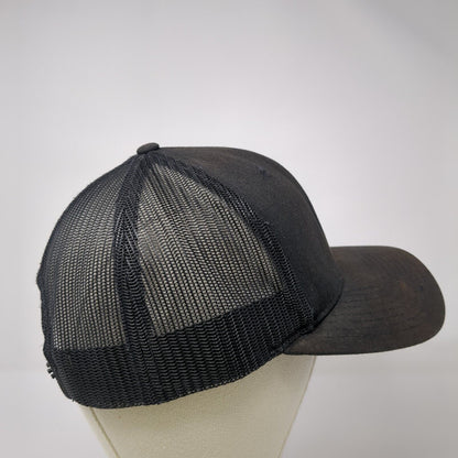 Whiting Fitness Snapback Trucker Hat Black One Size Mesh Back 6 Panel
