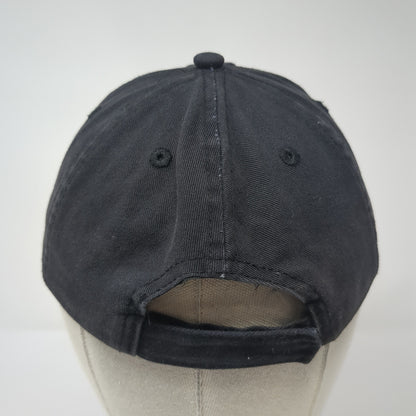 Starbucks Strapback Baseball Cap Black One Size Adjustable Embroidered 6 Panel