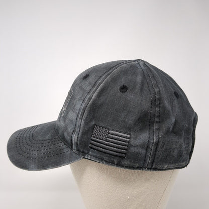 D&B Supply Strapback Hat Gray One Size USA Flag Kryptek Outdoor Cap