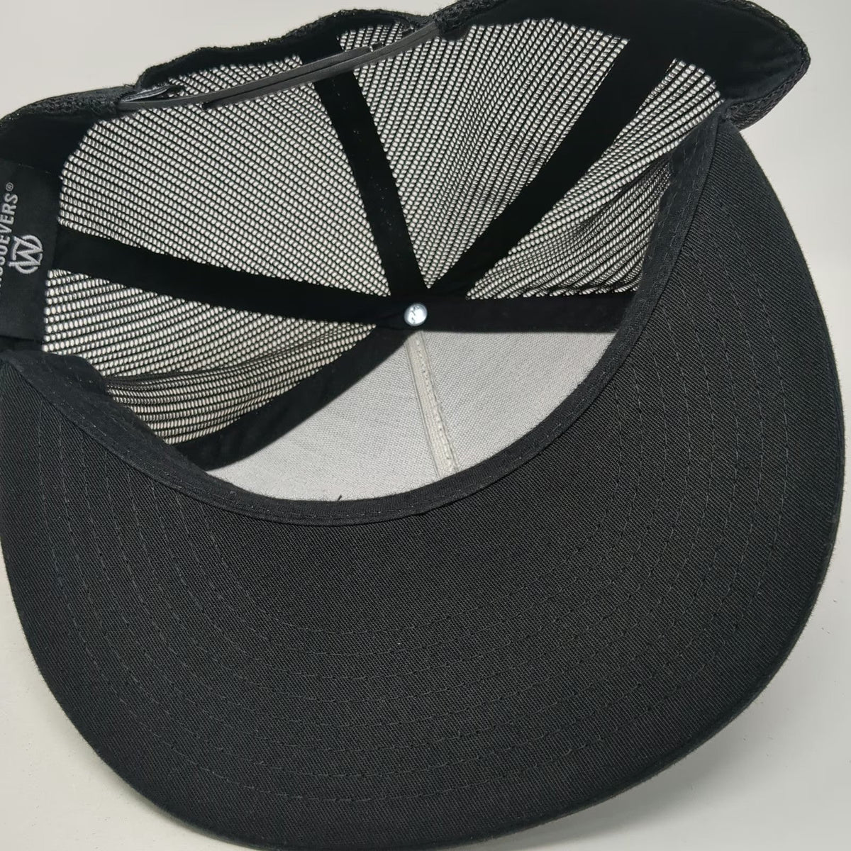 The Whosoevers Trucker Hat Black One Size Mesh Back Snapback Filthy Fishermen