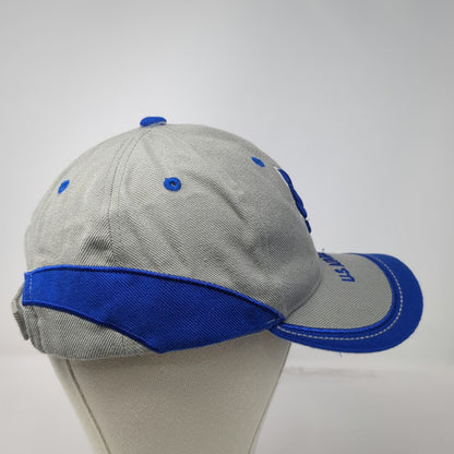 Top Level U.S. Air Force Baseball Cap Gray One Size Strapback Blue Accents Hat
