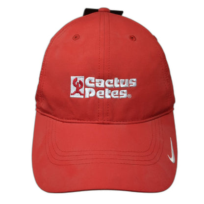 Nike Golf Cactus Petes Baseball Cap Red One Size Dri-FIT Stay Cool Strapback Hat