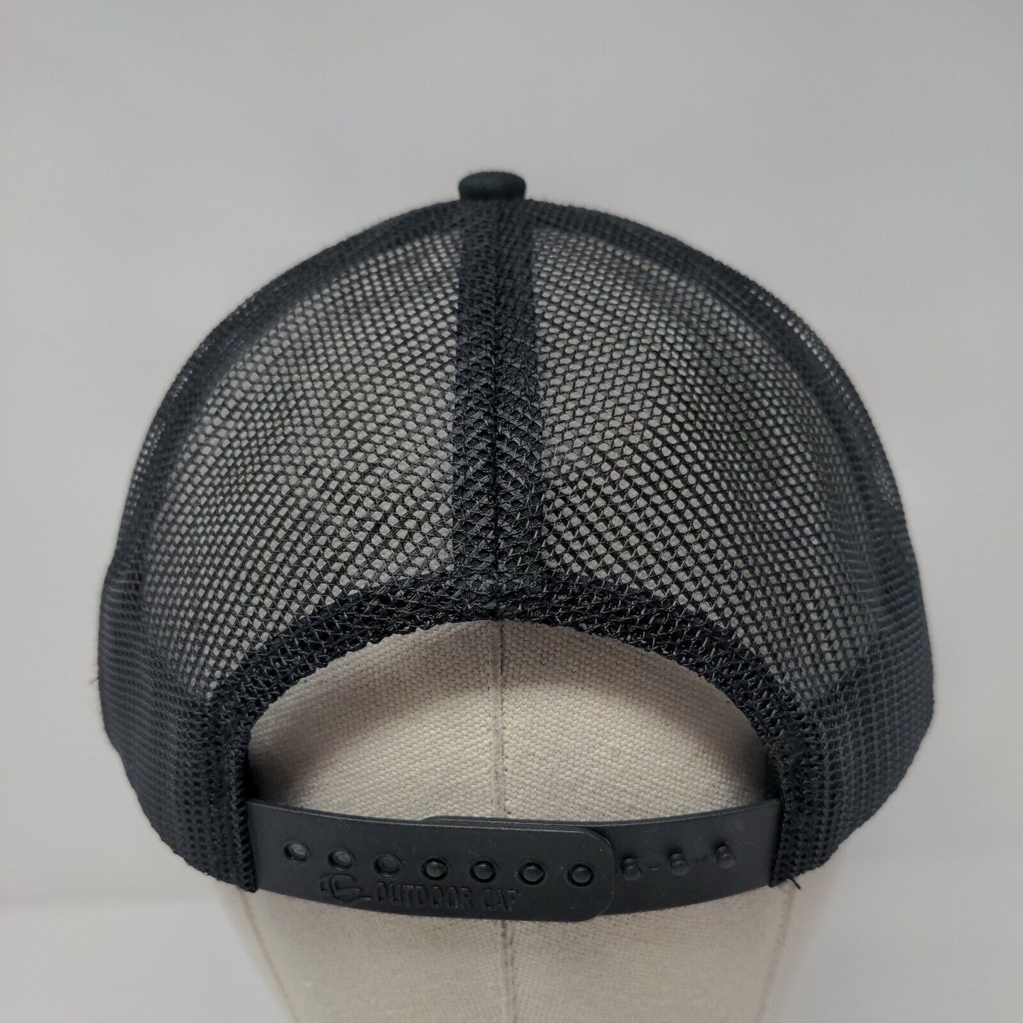 ZOA Snapback Mesh Back Trucker Hat Black Adult Pin Outdoor Cap