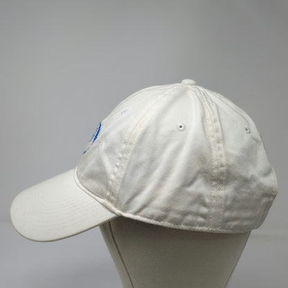 Smathers & Branson Baseball Cap White One Size Needlepoint Nantucket 9.24.21 Hat