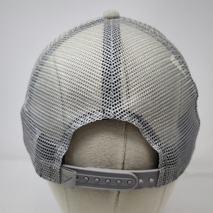 New Era Trucker Hat Gray One Size Gymshark Mesh Back Snapback Embroidered Logo