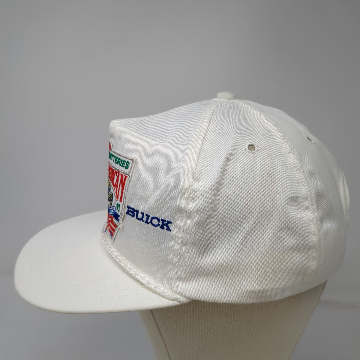 Great Race Ltd 5 Panel White OS Great American Race 1991 Buick Rope Hat Vintage