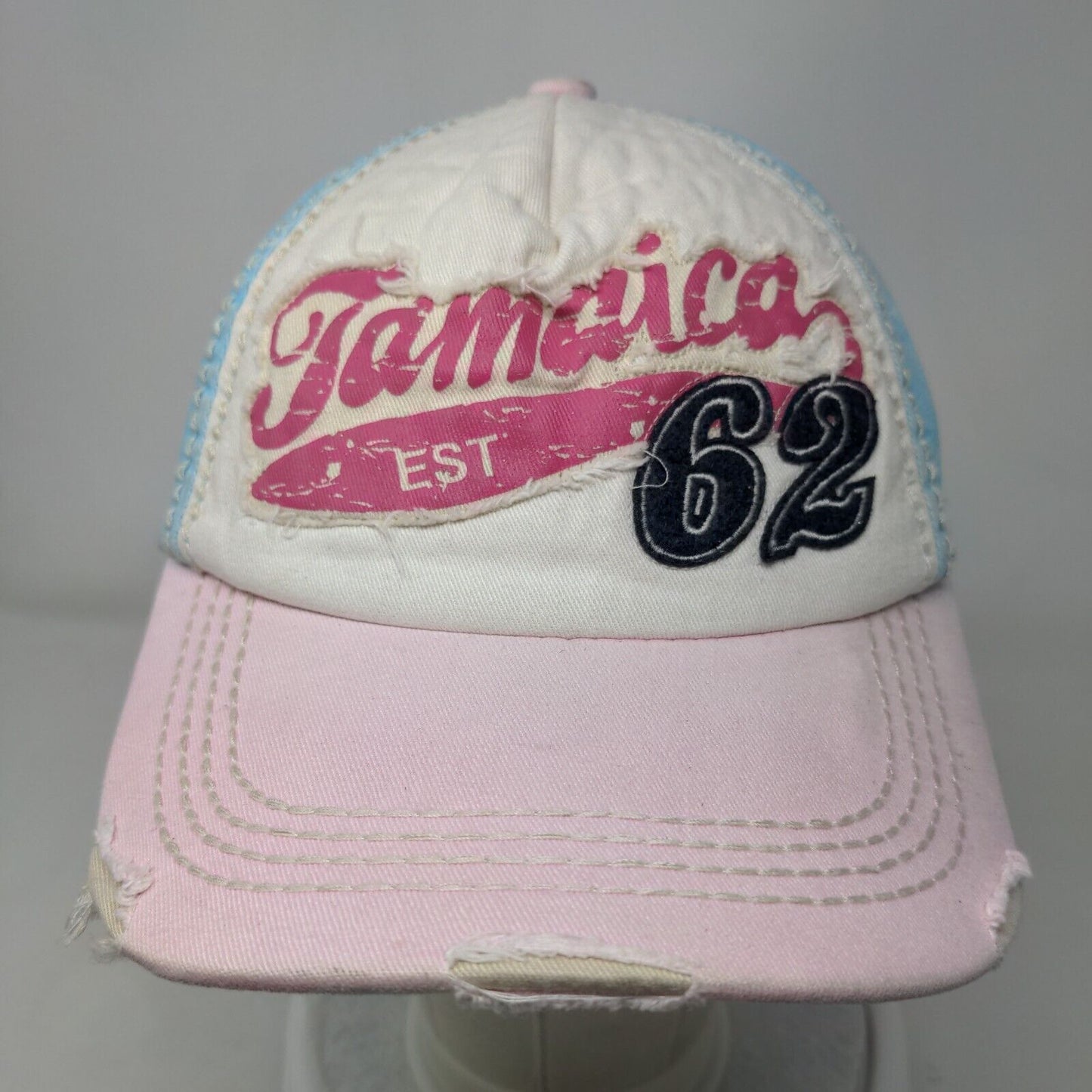 Jamaica Est 62 Slideback Hat Multi OSFA Colorblock Surf Classic