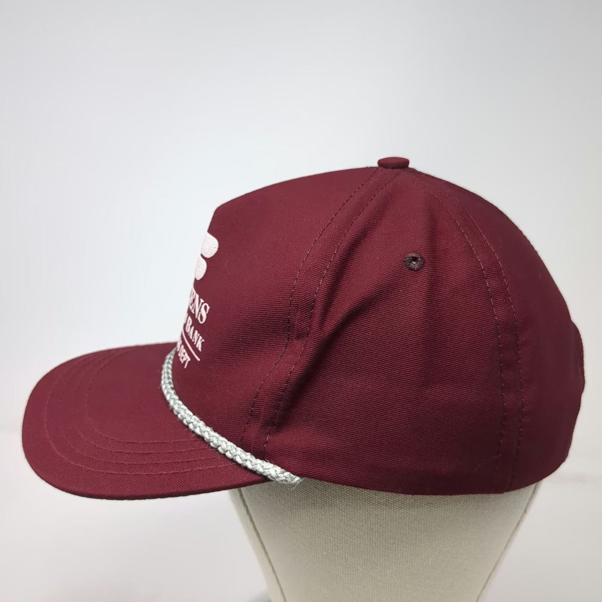 B&C Trucker Red Hat One Size Citizens Business Bank Agribusiness Dept Rope