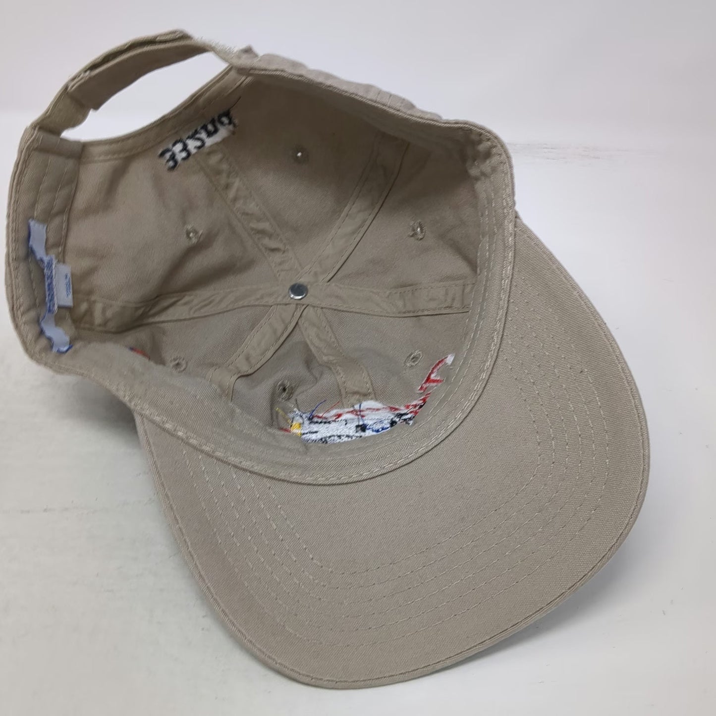 Port & Company Tuskegee 332nd P-51 Mustang Crest Beige Baseball Cap One Size hat
