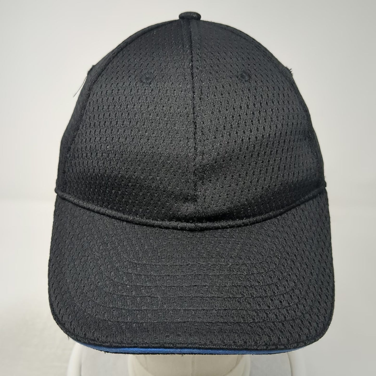 Chef Works Baseball Cap Black One Size Mesh Side Buttons for Face Mask Strapback
