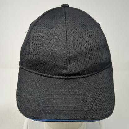 Chef Works Baseball Cap Black One Size Mesh Side Buttons for Face Mask Strapback