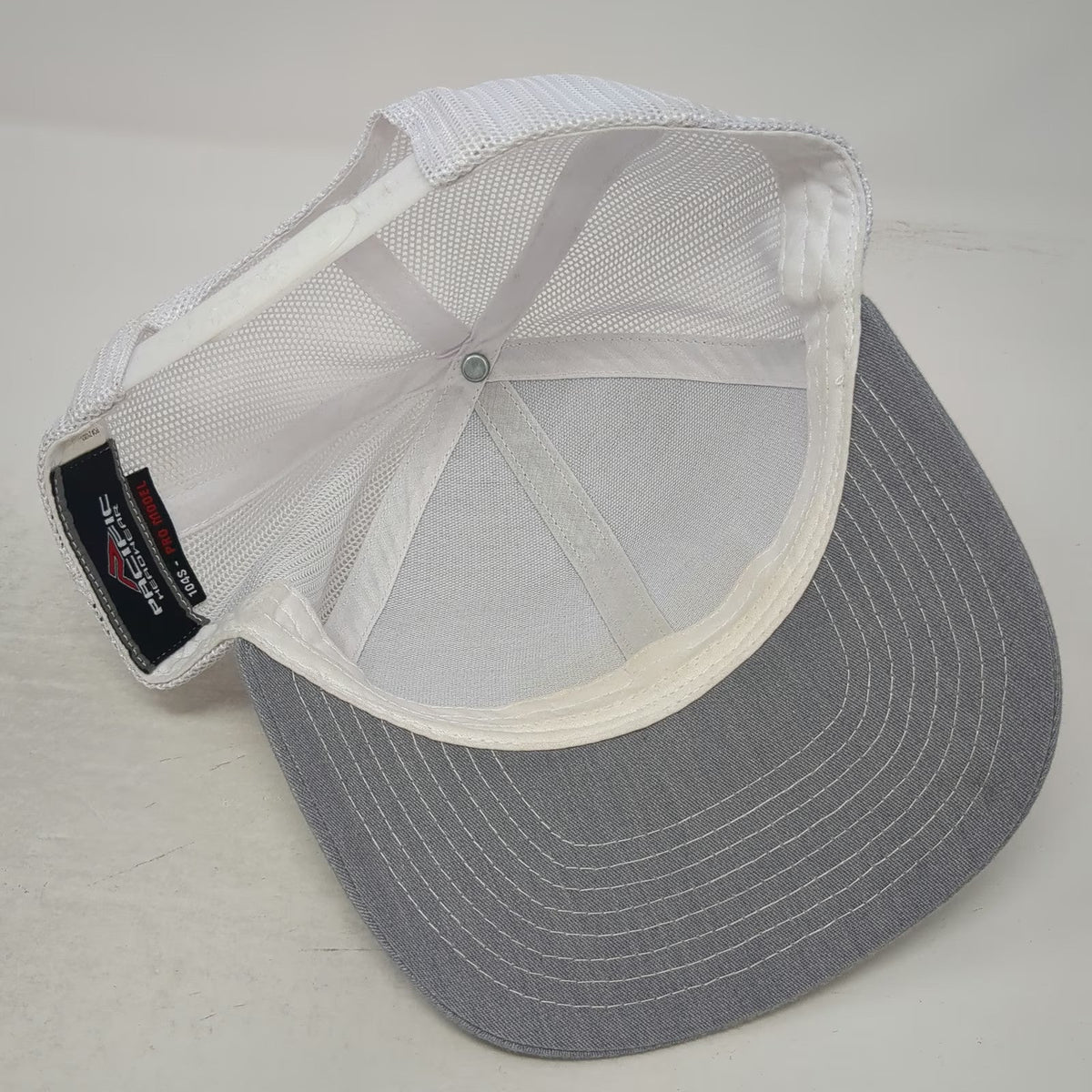 Pacific Headwear Trucker Hat Gray One Size Idaho Van Lith Ranch Mesh Snapback
