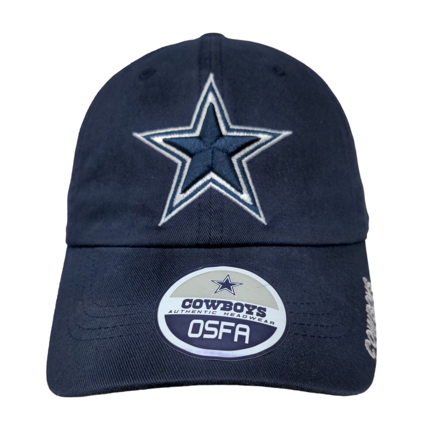 Dallas Cowboys Men's Slideback Hat Blue OSFA Embroidered Big Logo NFL