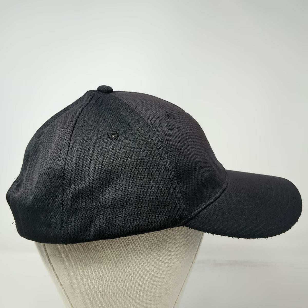Taco Bell Hat Snapback Black One Size Mesh Back Logo Curved Brim Polyester