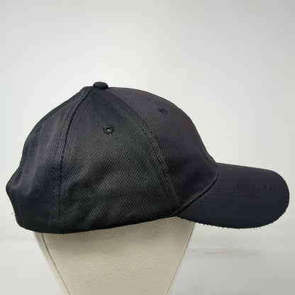 Taco Bell Hat Snapback Black One Size Mesh Back Logo Curved Brim Polyester