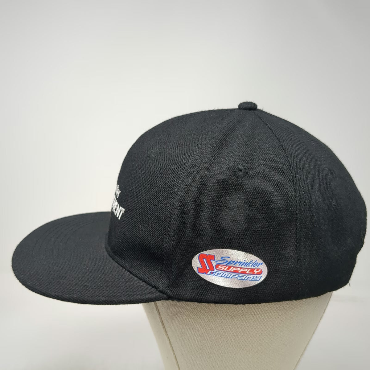 Apollo Snapback Black Hat One Size Smart Water Management Summit 2015 Side Logo