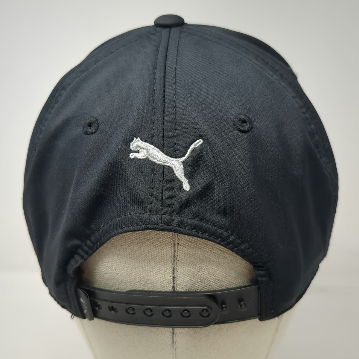 Puma Snapback Black One Size Palm Tree Crew Performance Golf Adjustable Hat