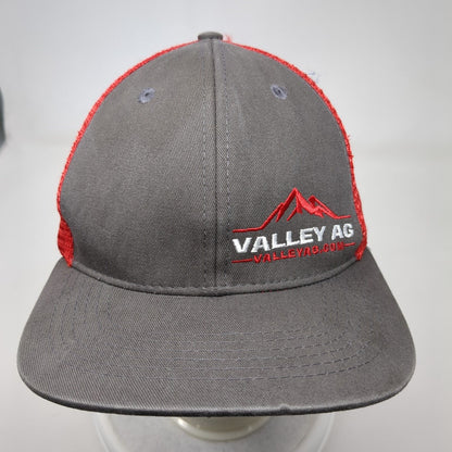 Valley AG Snapback Mesh Back Trucker Hat Multi One Size Embroidered