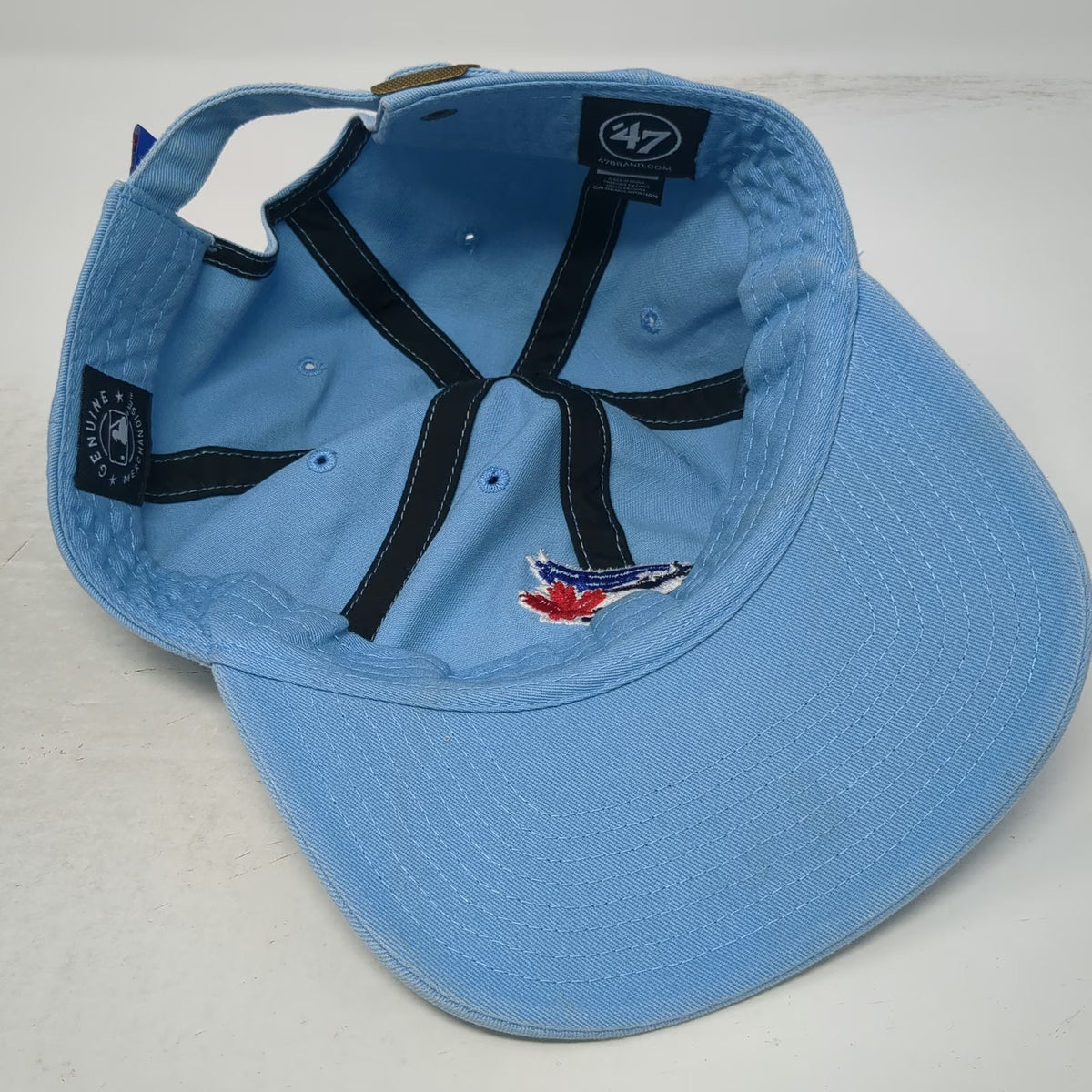 Toronto Blue Jays MLB '47 Baseball Cap One Size Cotton Slideback Curved Logo Hat