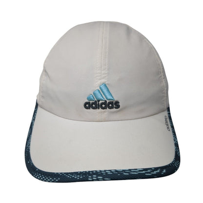Adidas Adizero Strapback Hat White One Size Adjustable Embroidered Climacool