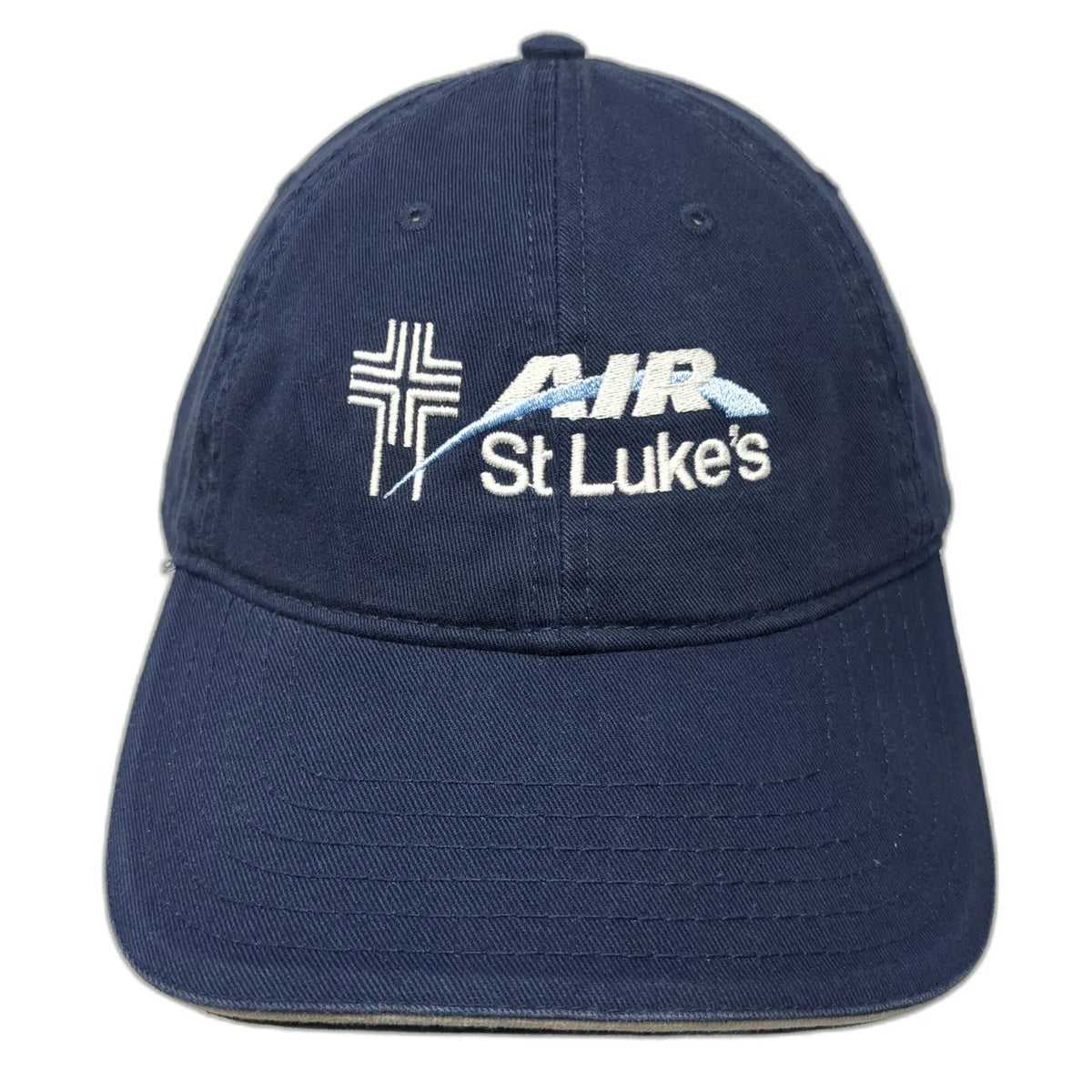 OTTO Baseball Cap Blue One Size AIR St Luke's Embroidered Logo Strapback Hat