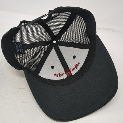 Trucker Hat Black One Size No Excuses Fitness Gym Workout Mesh Snapback Hat