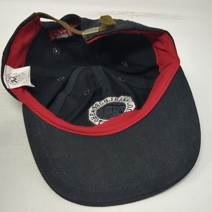 Marlboro Country Store Baseball Cap Black Slideback Red Embroidery Hat Vintage