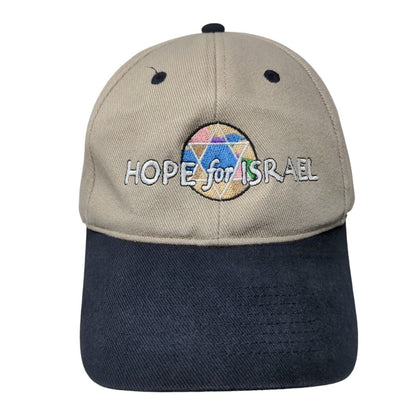Hope For Israel Strapback Hat Multicolor One Size Adjustable Embroidered Toppers
