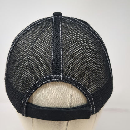 IQ Apparel Pizza Hut Black Baseball Cap One Size Mesh Back Strapback Hat Logo