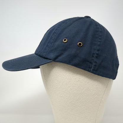 Sportsman Baseball Cap Blue One Size Embroidered Frog Cotton Slideback Hat