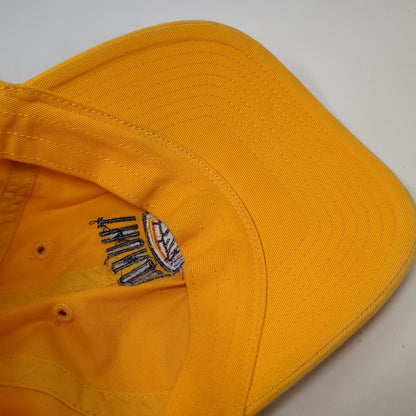 Oklahoma City Thunder NBA Adidas Yellow Baseball Cap One Size Slideback Logo Hat