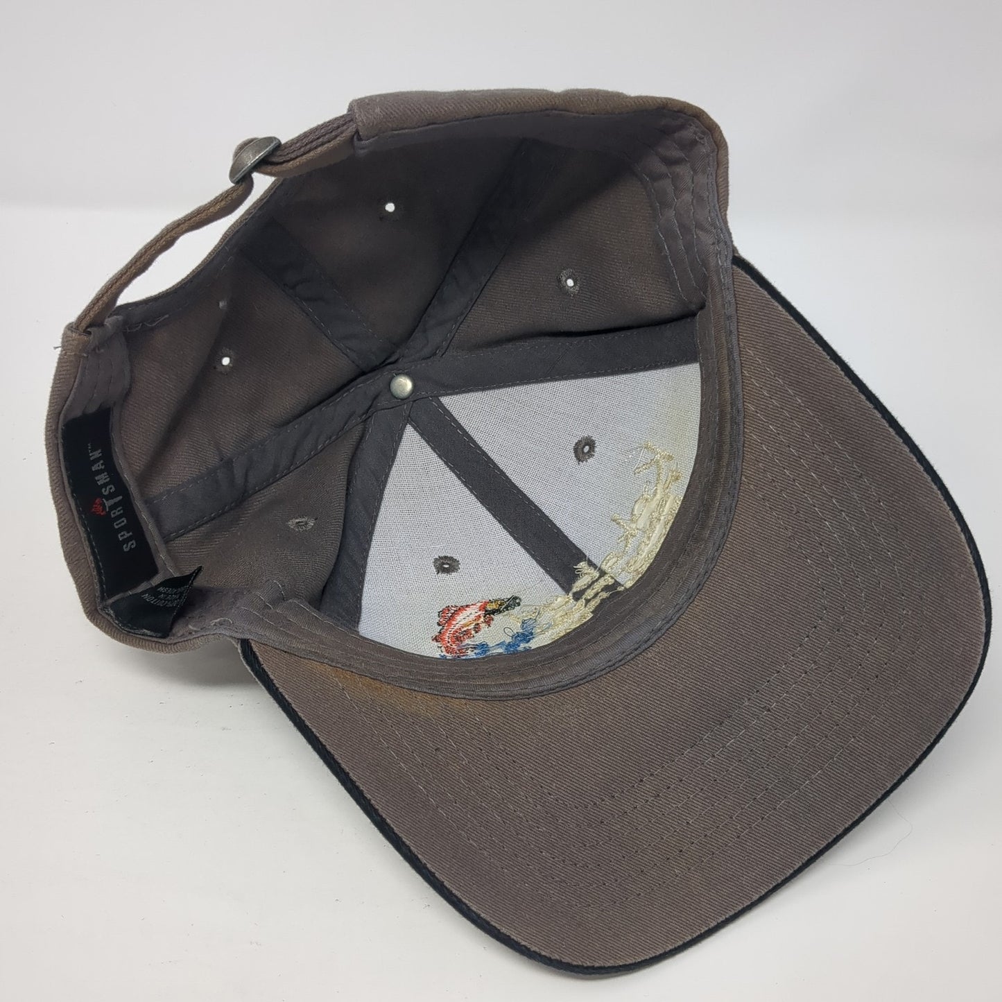 Kokabow Fishing Tackle Meridian Idaho Baseball Cap Gray OS Adjustable Sportsman